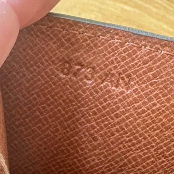 LV wallet converted to crossbody